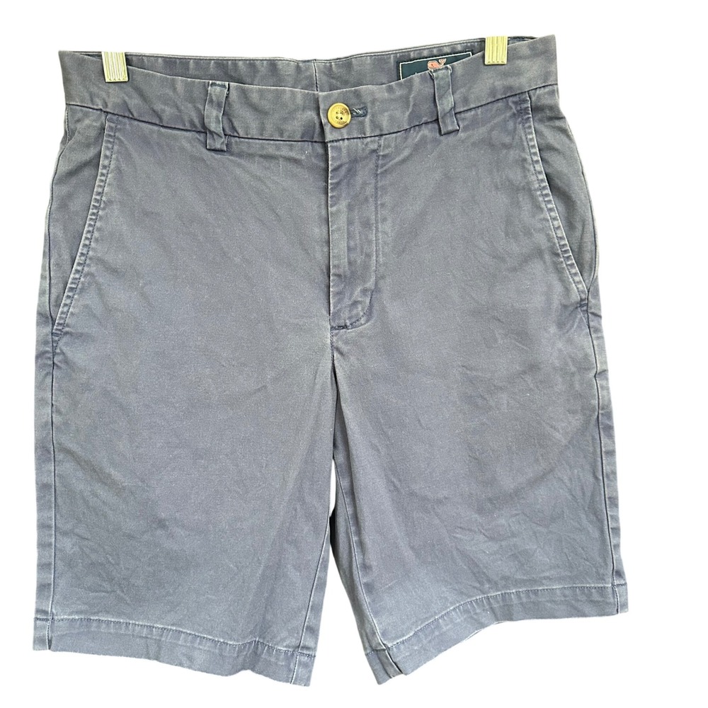 Vineyard Vines Breaker Shorts Mens 28 Navy Blue‎ Cotton Stretch Coastal Preppy